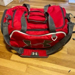 Red Under Armour Storm Gym Duffel Bag